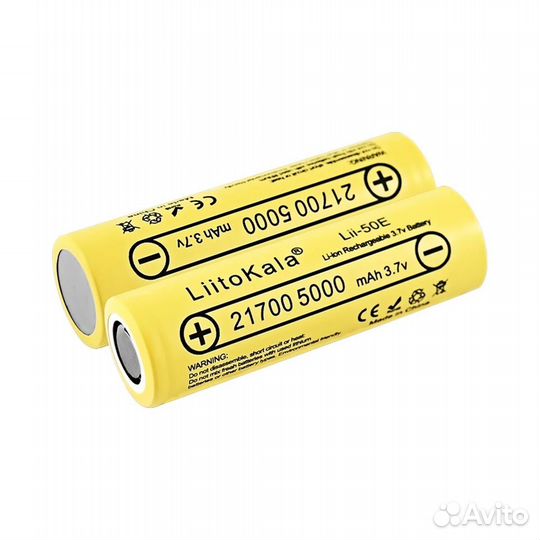 Аккумулятор Liitokala 21700 Li-Ion 5000mAh