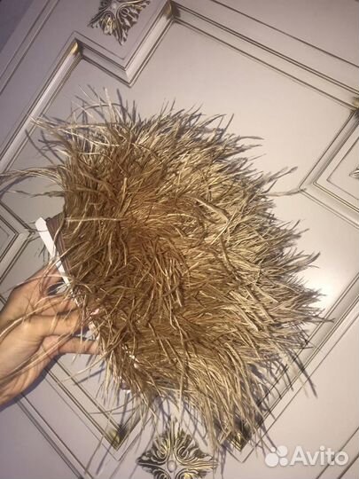 Страусиные Перья все оттенки бежевого