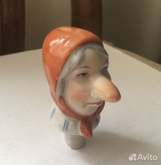 Пробка наливайка фарфор. Винтаж