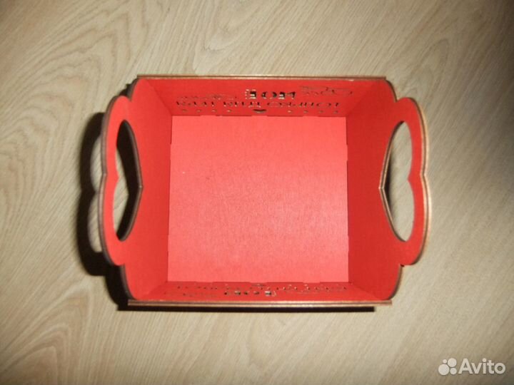 Ящик кашпо для цветов и подарков дерево