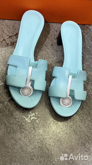 Шлепки hermes женские