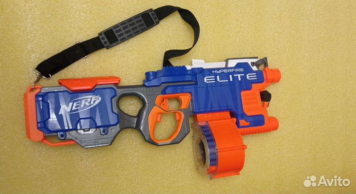 Нерф бластер. Nerf elite hyperfire
