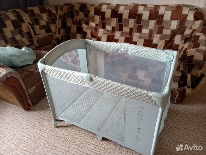 Детский складной манеж кровать happy baby wilson