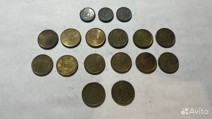 Монеты Япония старые