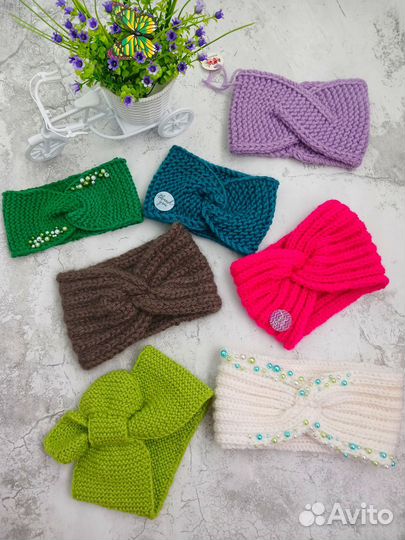 Повязки вязаные