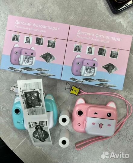 Детский фотоаппарат моментальной печати