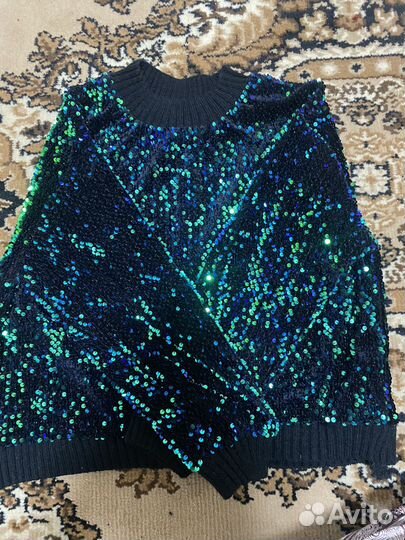 Джемпер с пайетками
