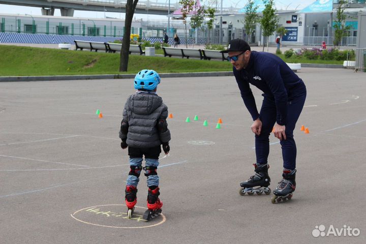 Обучение катанию на роликах