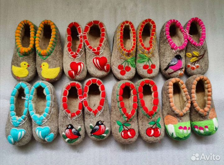 Валяные тапочки