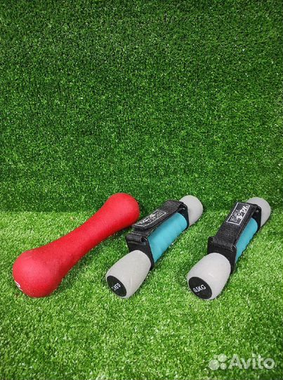 Гантель обрезиненная 2кг