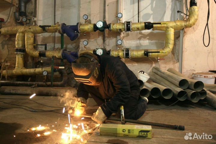 Сварщик-сантехник в бригаду