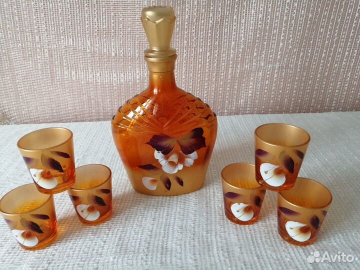 Графин и стопки набор новый