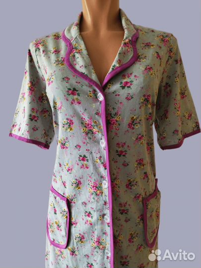 Халат домашний трикотажный 46-48р