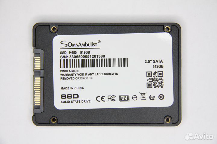 Твердотельный накопитель SSD SOmnAmbulist 512 GB S