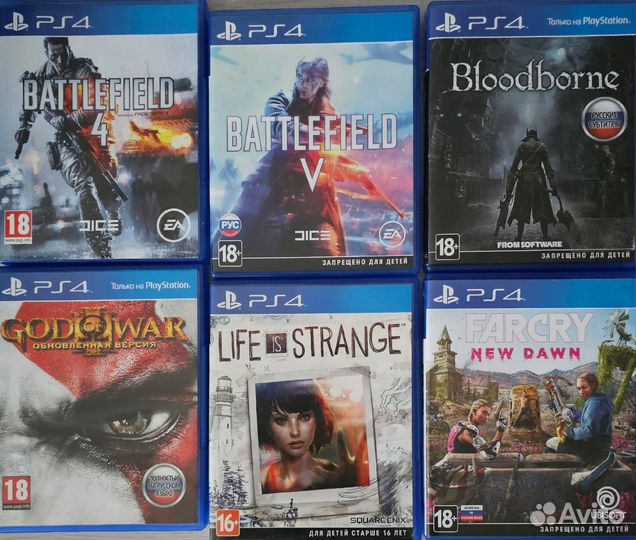 Игры для приставок ps4