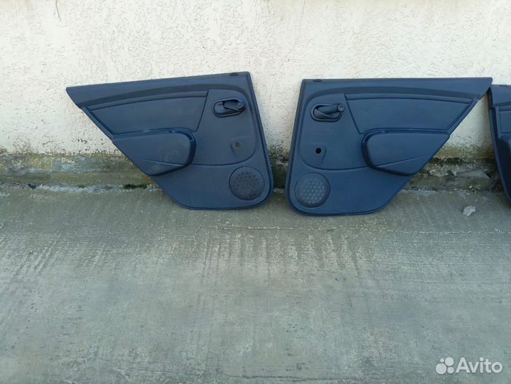 Обшивки дверей renault sandero