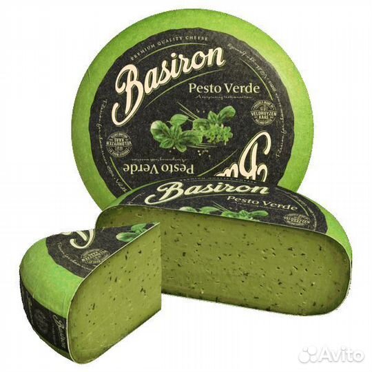 Сыр Базирон Песто Gouda Pesto