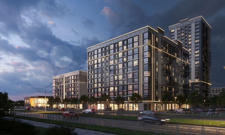 1-к. квартира, 45 м², 13/24 эт.