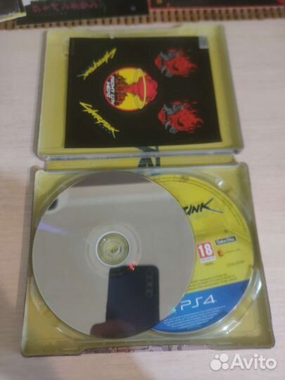 Cyberpunk 2077 Steelbook + Comicbook для PS4