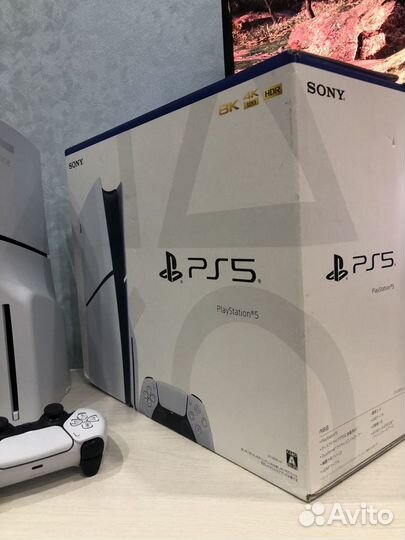 Sony playstation 5 slim с дисководом