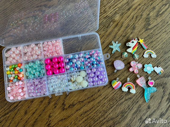 Детский набор для создания украшений из бисера