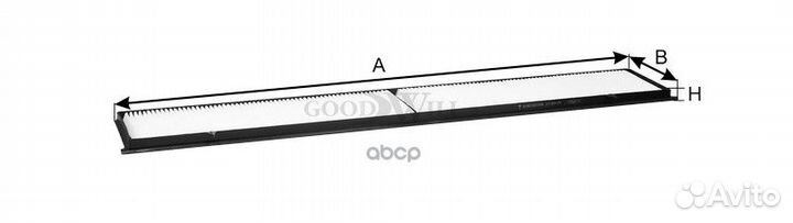 Фильтр салона BMW 1.3.X1 AG456CF Goodwill