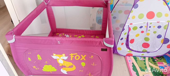 Манеж Carrello детский Grande purple