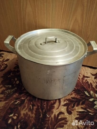 Кастрюля алюминиевая 10 литров СССР