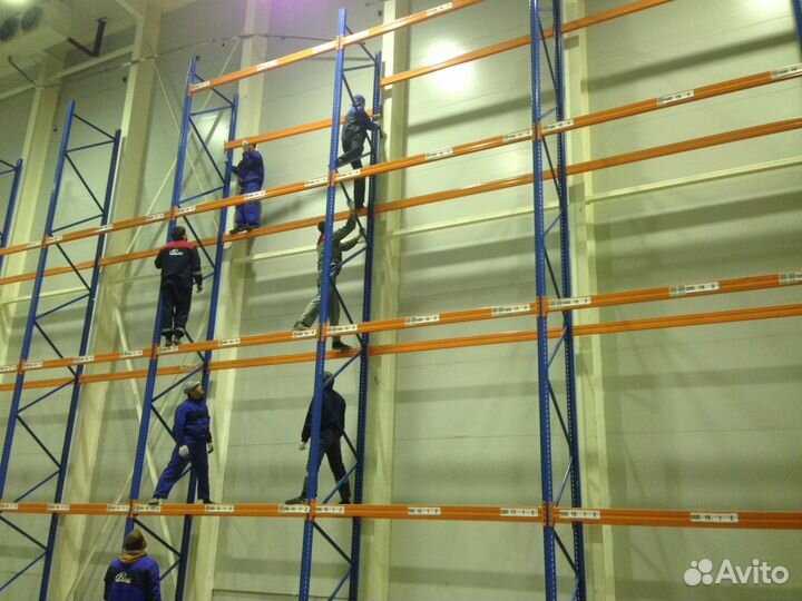 Монтаж демонтаж стеллажей для склада