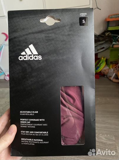 Adidas swim hijab S хиджаб плавательный новый