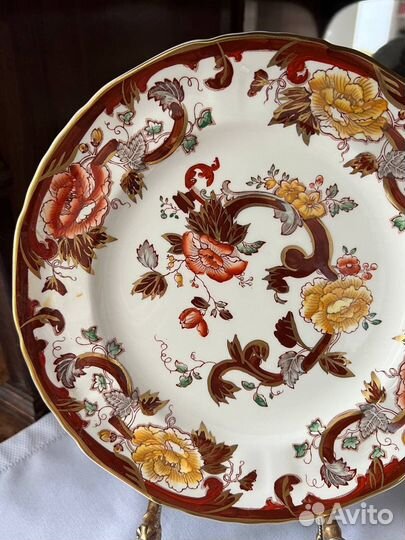 Mason's кувшин и блюдо винтаж фарфор