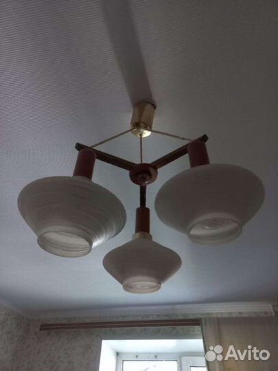 Люстра подвесная потолочная СССР