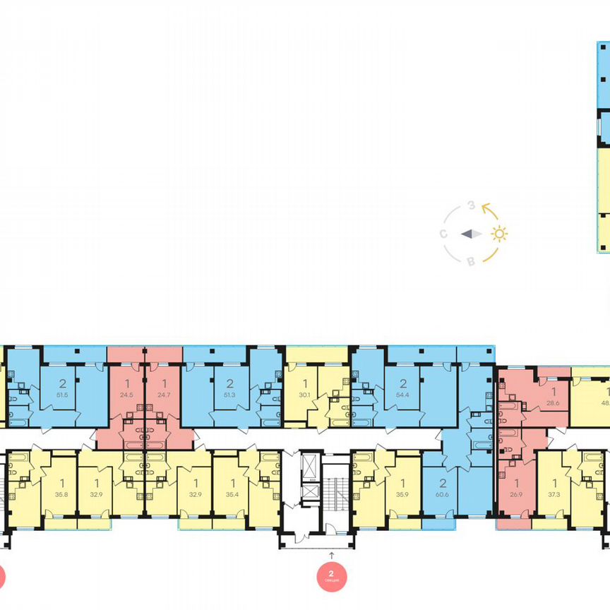 Квартира-студия, 31,4 м², 6/15 эт.