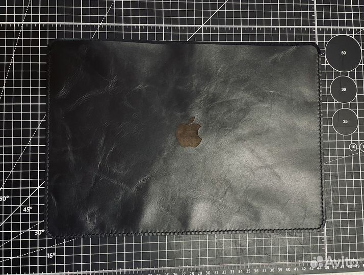 Кожаный чехол для macbook air 13 ручной работы