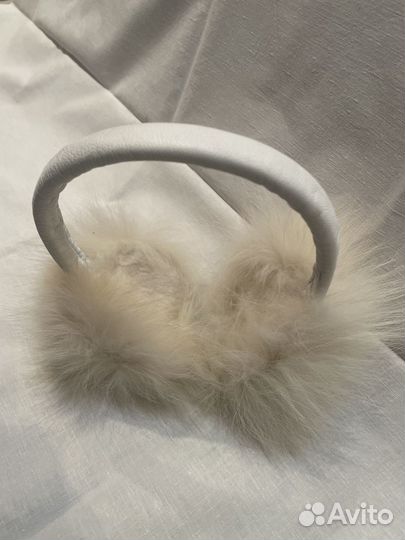 Наушники мех, кожа тёплые