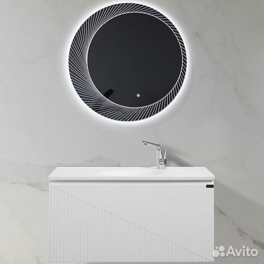 Комплект мебели для ванной Black&White Universe U