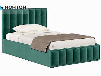 Кровать Анкона велюр зеленый