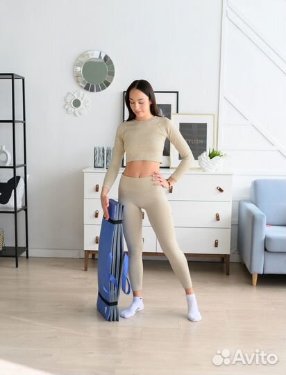 Спортивный коврик грязеотталкивающий лесной