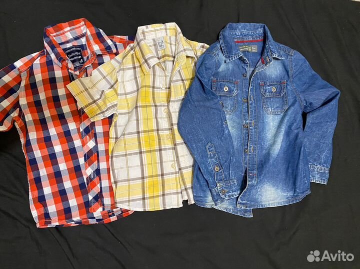 Рубашка на мальчика 3 шт