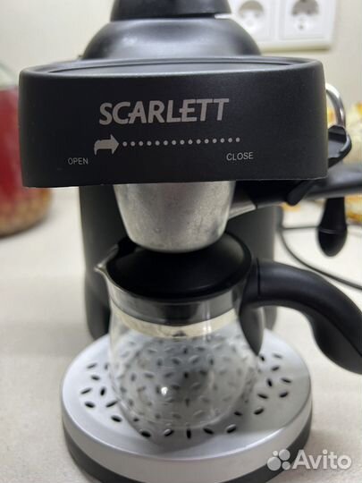 Кофеварка рожковая scarlett бу