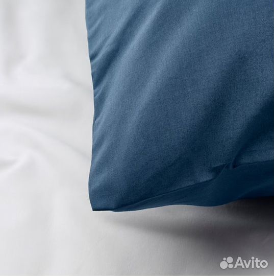 Наволочка IKEA улльвиде 50Х70 синяя (оригинал)