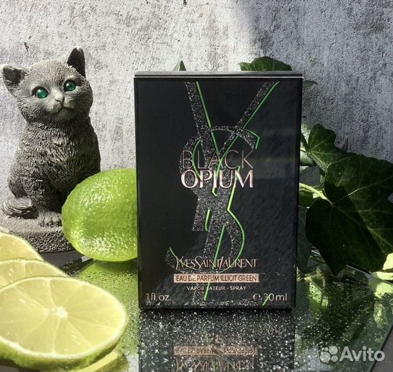 YSL Black Opium Illicit Green edp 75 ml Ориг Женск