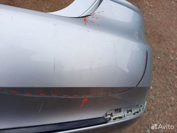 Бампер задний Volksawgen Polo Поло 2015-2019