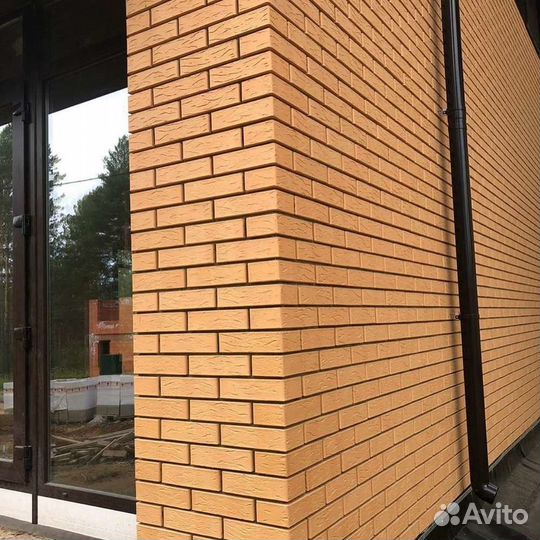 Кирпич облицовочный рустик