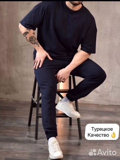 Спортивный костюм мужской (футболка/брюки)