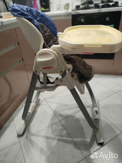 Стульчик для кормления chicco polly magic