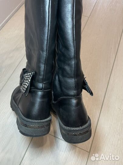 Сапоги зимние на девочку 35