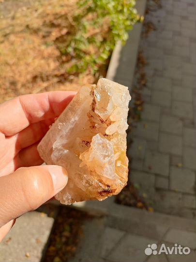 Друза кристаллы кварца натуральный камень