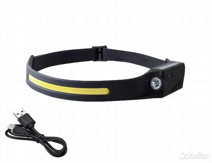 Фонарь налобный, 5808A, индукционный