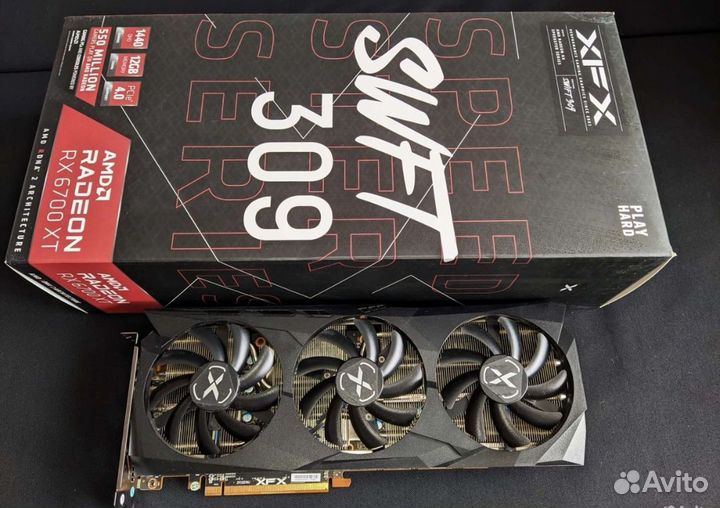 Видеокарта RX 6700XT XFX Swift 309